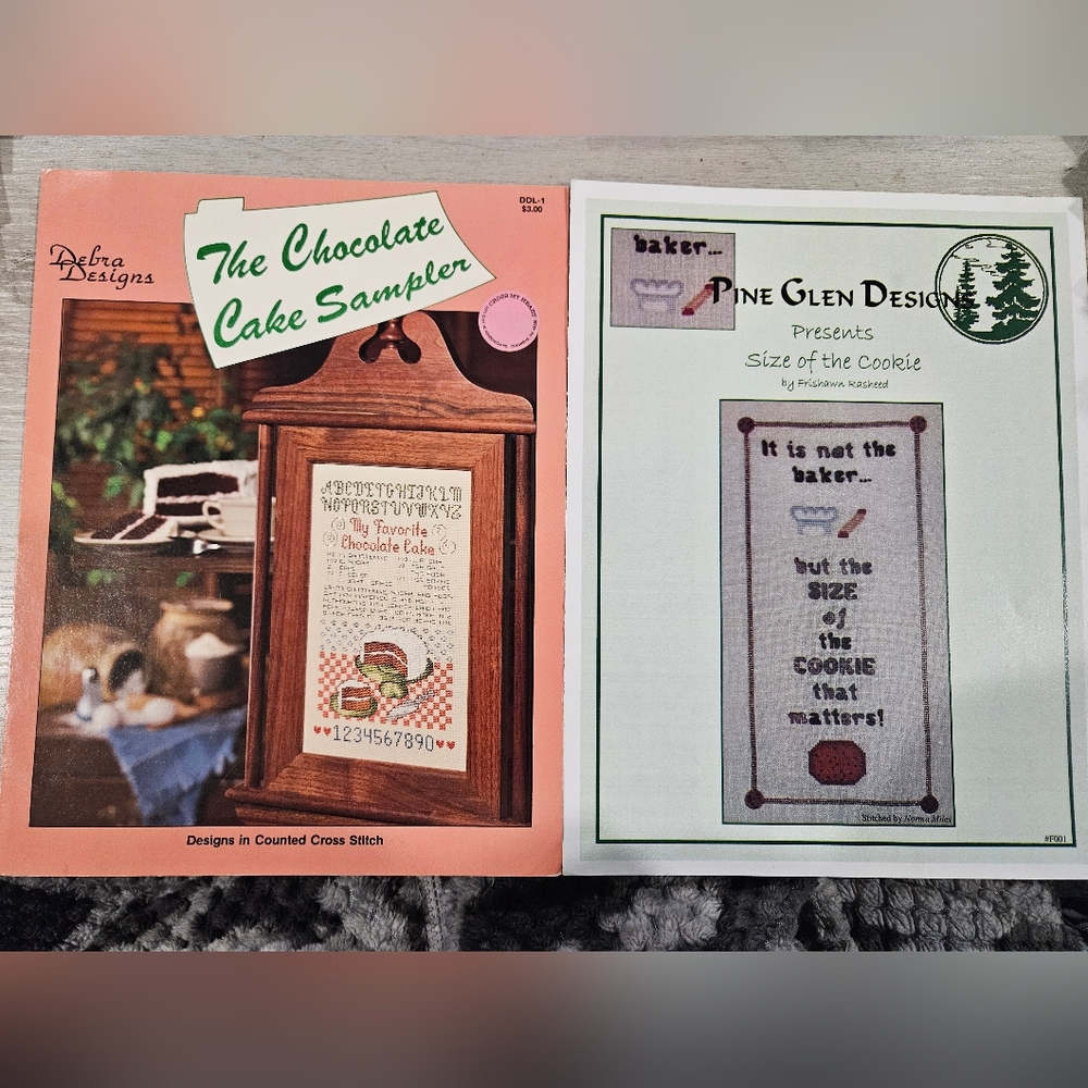 The Chocolate Cake Sampler Size Of The Cookie Counted Cross Stitch Charts